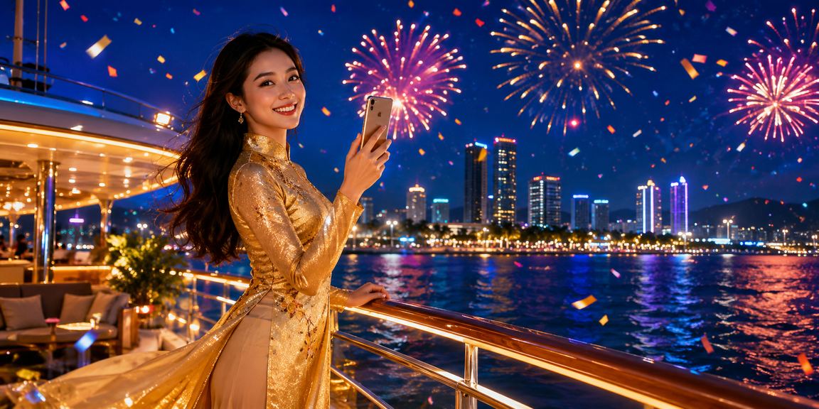 Truy cập di động trong trang phục Áo dài truyền thống